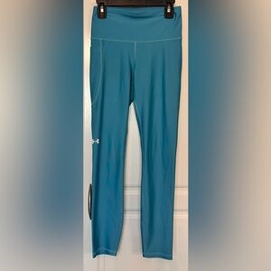 Under Armour Compression Capri Leggings, 1 pocket, Light Turquoise - XS